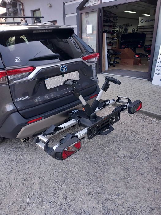 Bagażnik rowerowy na hak Spinder SX2, platforma, składany, duże rowery