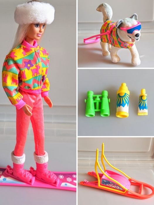 Boneca Sindy Aventura na neve da Hasbro 1995.
