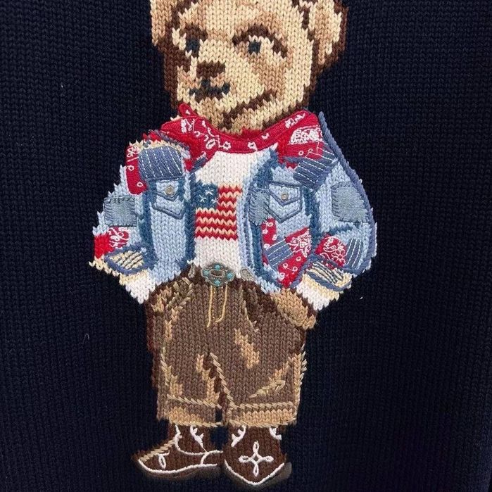 Sweter Unisex Ralph Lauren! Premium! Misie! Bear ! XS S M L XL