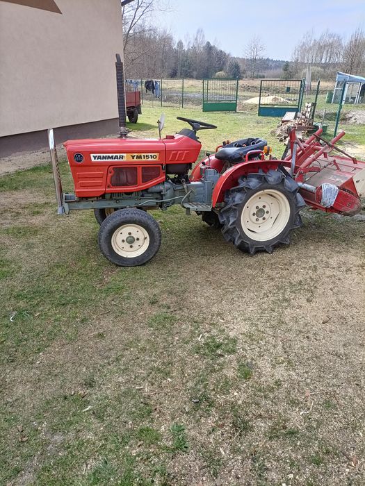 Traktorek yanmar z glebogryzarką