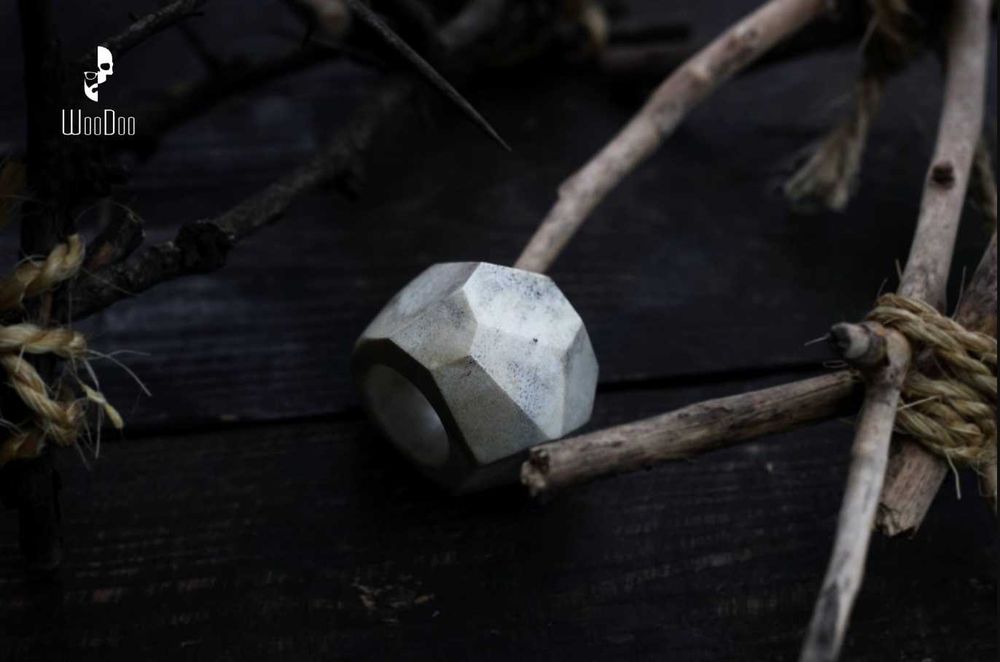 Неймовірне кільце з рогу лося woodoo