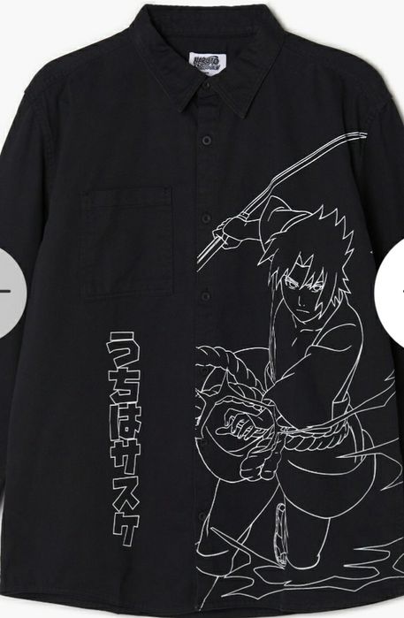 CROPP Koszula, lekka kurtka czarna Naruto Roz. M