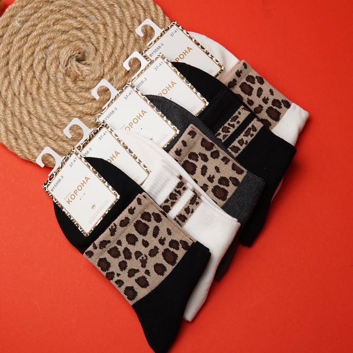 Zestaw 5 par skarpetek damskich