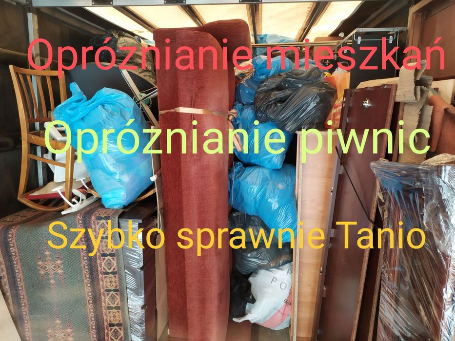 Szybki Transport Przeprowadzki Na już Wywóz mebli Utylizacja Gruz