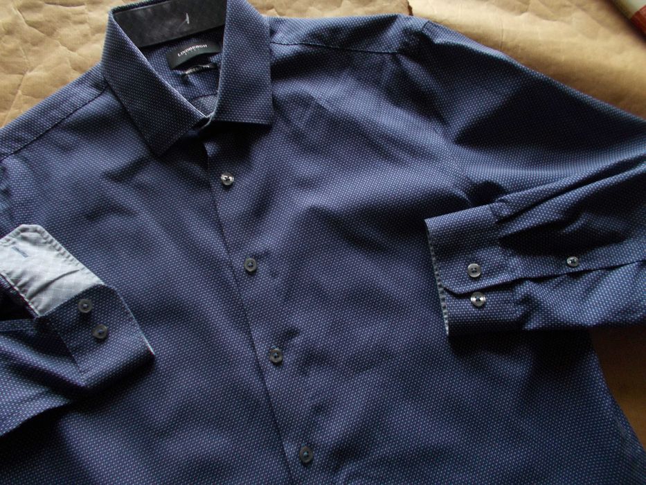 M- J.LINDBERG PREMIUM Luksusowa Koszula Męska M 39/40 cm Dania