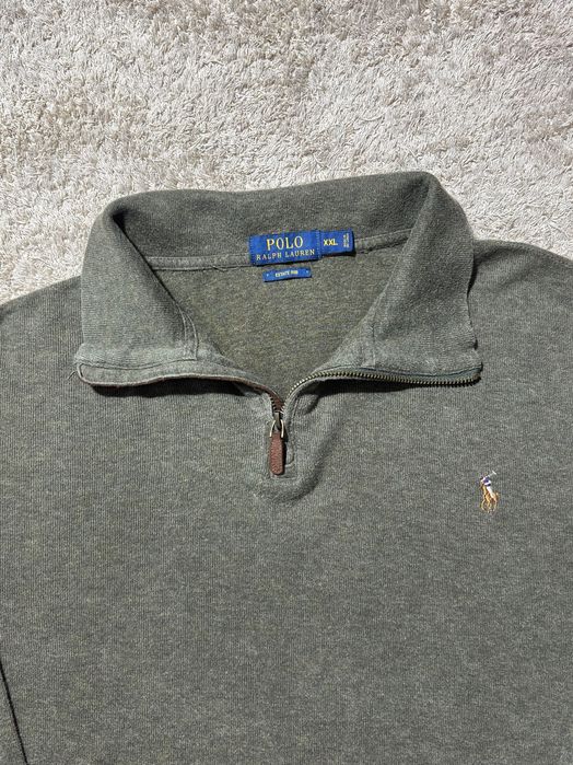Ralph Lauren Polo 1/4 Zip - Verde - XXL
