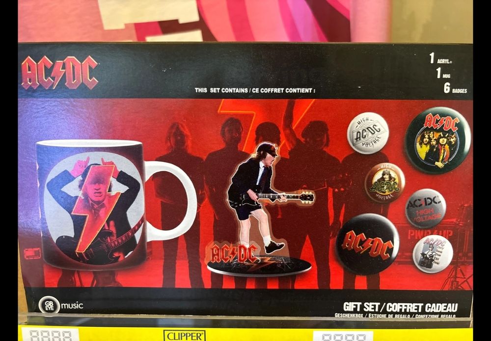 AC/DC – Official Gift Set / Coffret Cadeau (GB Eye Music / Merchandise Oficial)