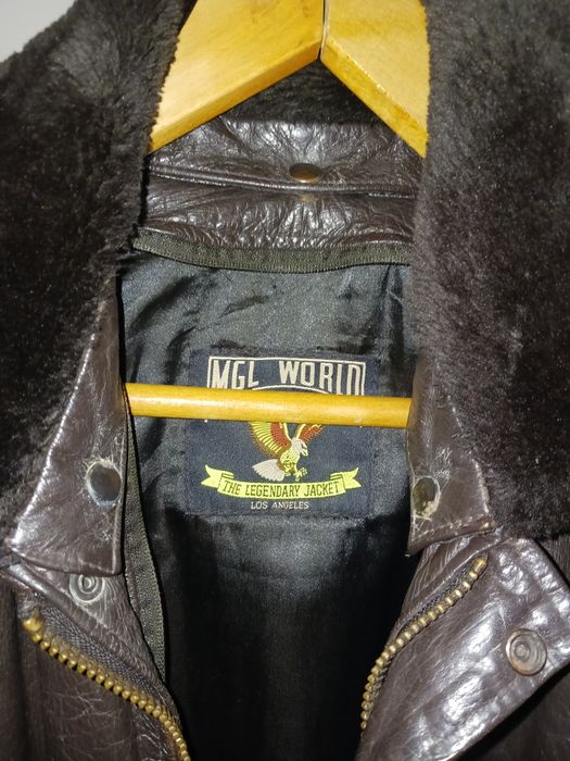 Casaco de cabedal de homem