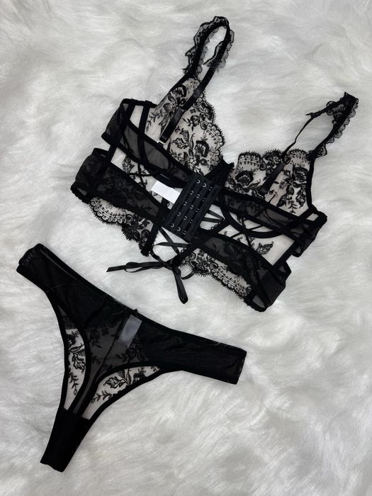 Розкішний мереживний комплект білизни | Premium quality