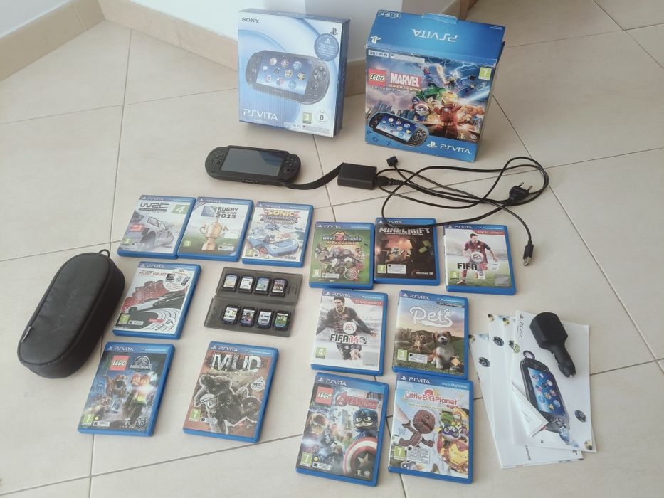 PS Vita com vários Jogos