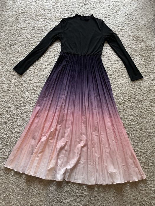 Shein sukienka, rozmiar S/36, długa, piekna, dopasowana na górze