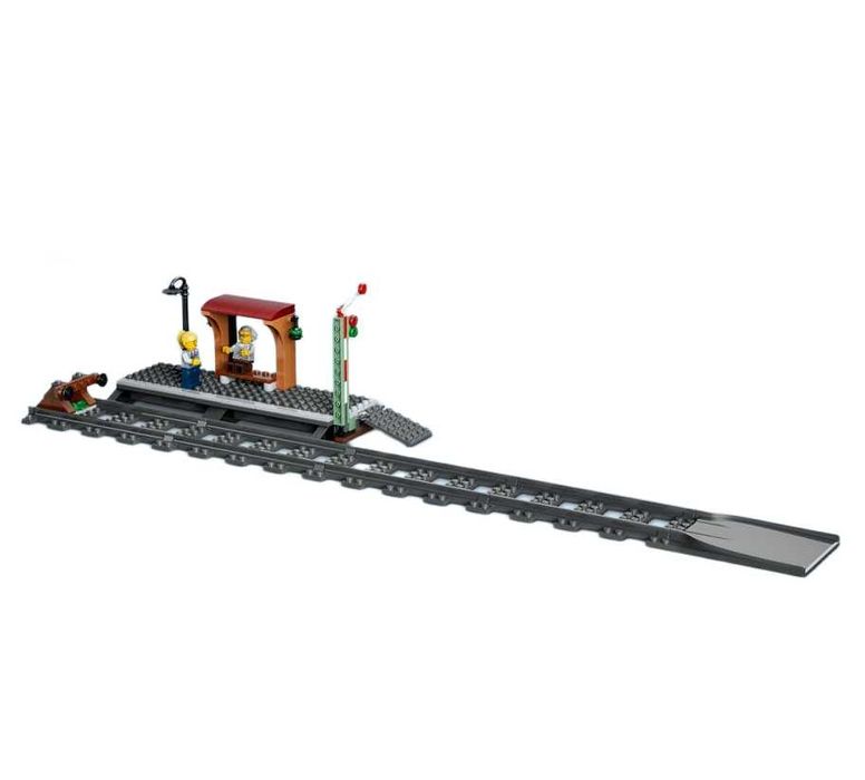 Klocki LEGO City 60511 Retro Sam Dworzec Stacja z Minifigurkami + Tory Dla Dzieci