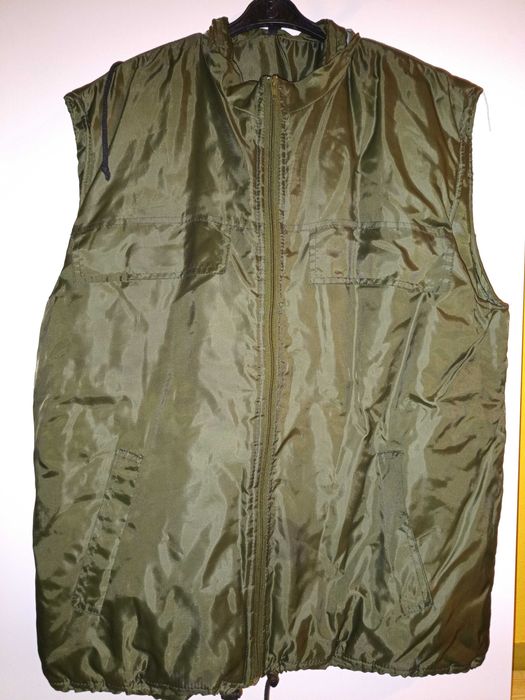 kamizelka męska oliwkowo zielona z kapturem No Name