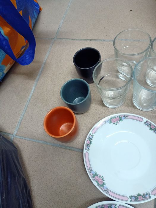 Conjunto variado louça/loiça