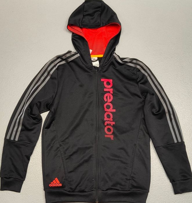 Wr) Adidas oryginalna bluza kaptur Roz.176cm