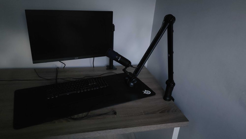 Mikrofon pojemnościowy Snab HF-50 USB + Statyw + Okablowanie