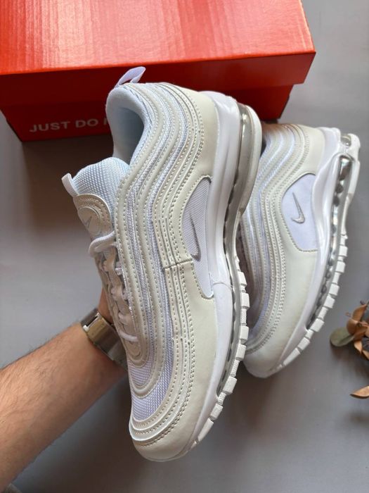 БЕЗ ПЕРЕДПЛАТ‼️38-45 Nike Air Max 97 White / vintage shox r4 dn