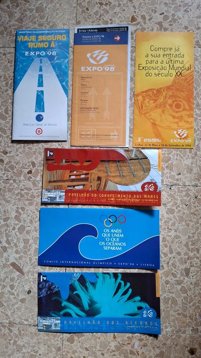 EXPÔ 98  Documentos de Difusão 1998