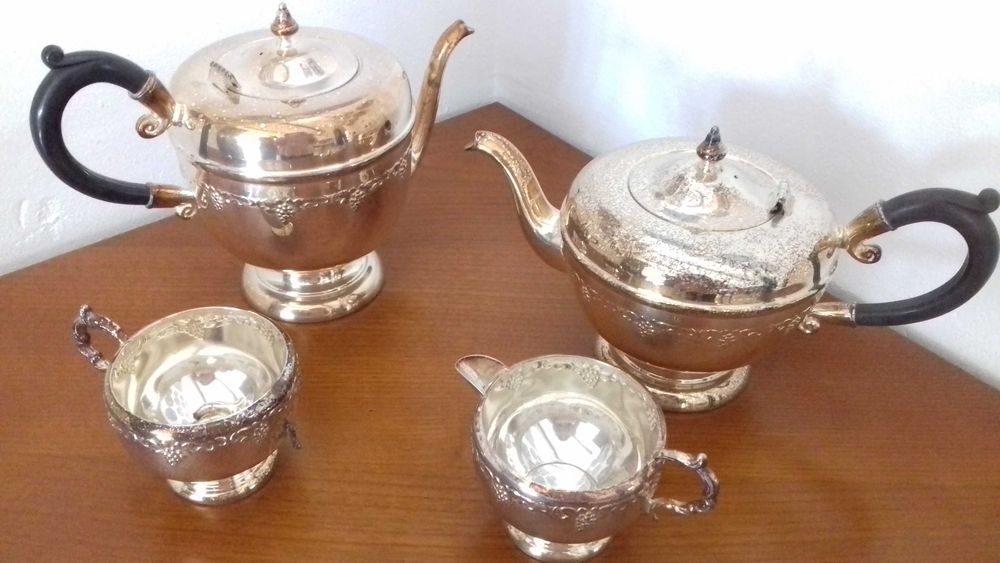 Conjunto de chá em casquinha