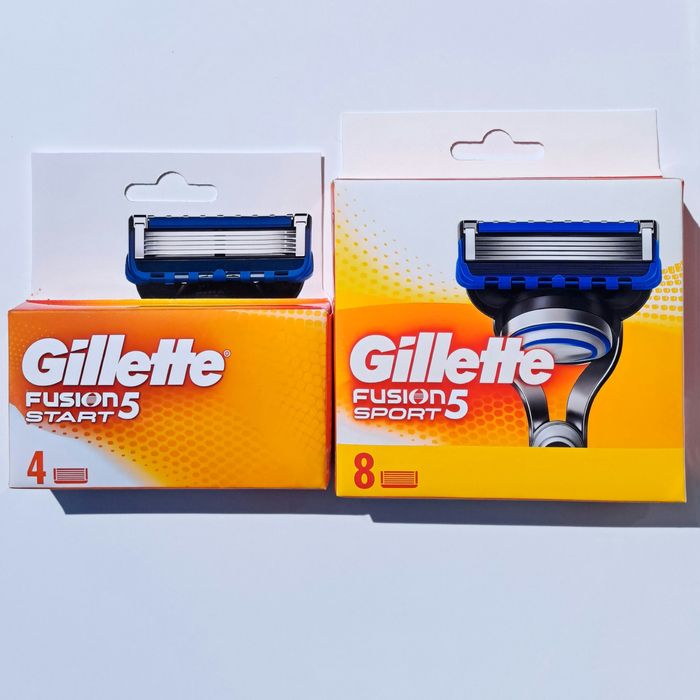 Змінні леза Gillette Fusion5 Sport (Start), новинка 2025 р.