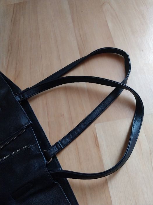 Torba shopper czarna damska house