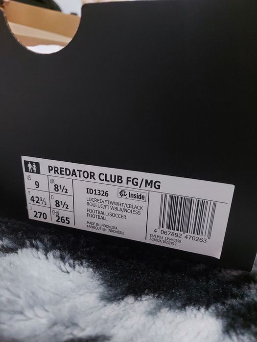 Chuteiras ADIDAS PREDATOR por estrear oficiais 42.5