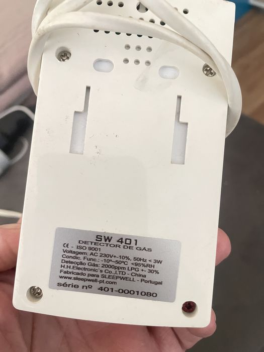 Detetor de Gas alarme