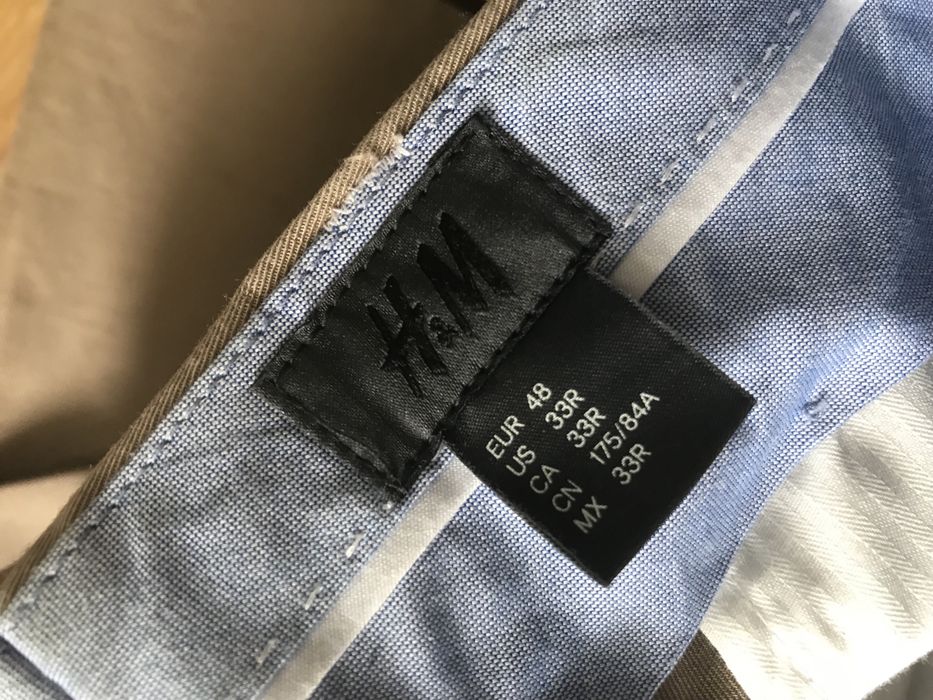 garnitur slim fit firmy h&m rozmiar m na 178 cm