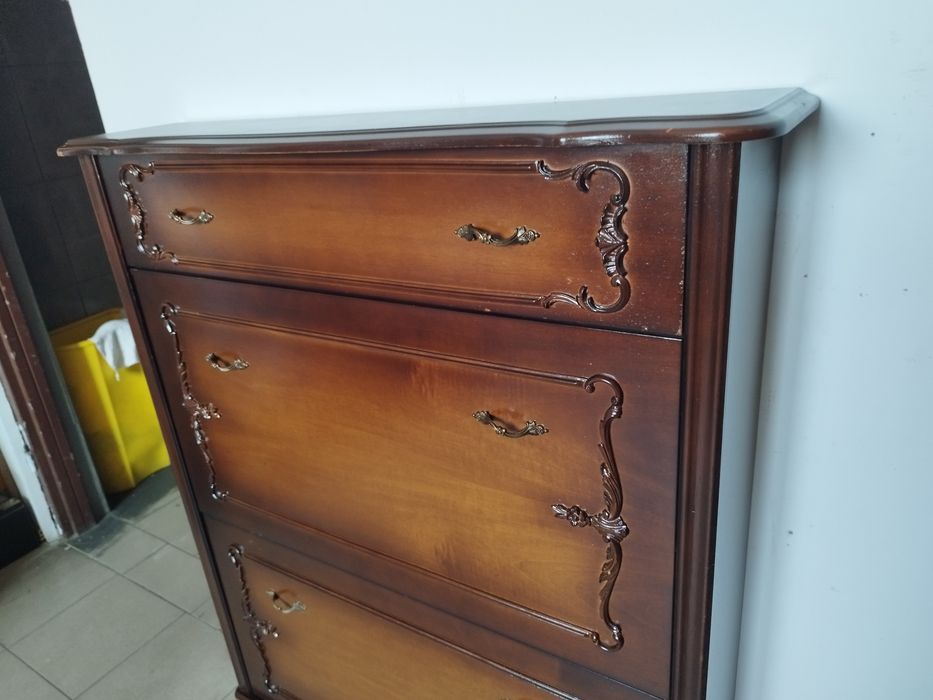 szafka na buty wąska Antyk Vintage
