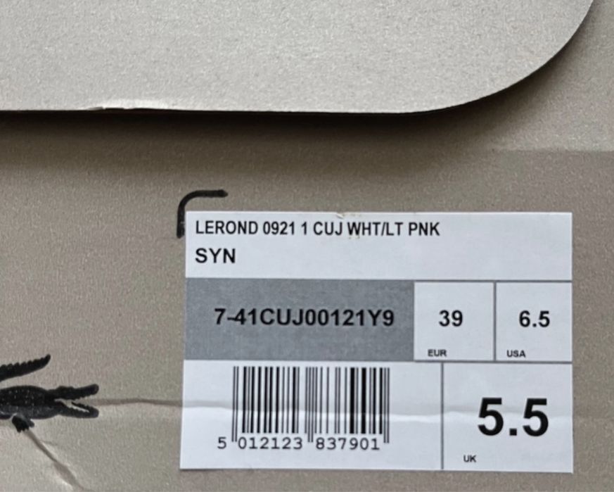 Buty damskie Lacoste Lerond