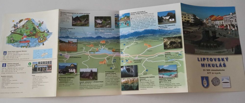 Czechy Słowacja Kras Morawski Preszow Liptów przewodniki 7 szt.