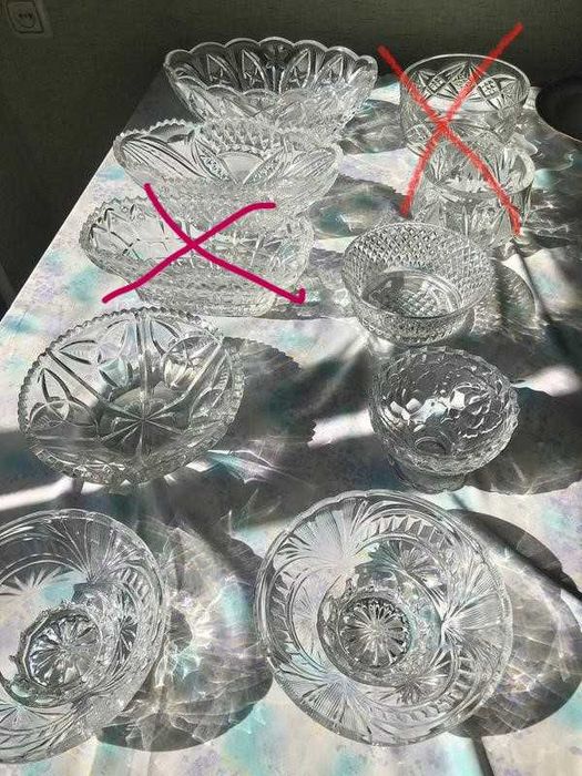 Кришталь вази цукерниці
