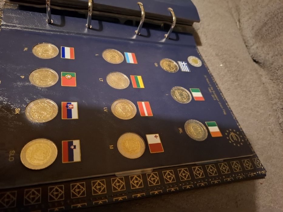 Zestaw klaser monet niemieckich kolekcjonerskich 2 euro