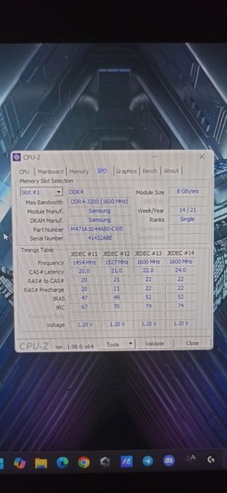 Продам оперативну пам'ять Samsung 16гб