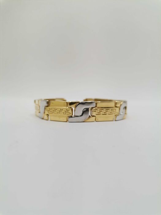 Złota bransoletka 2 kolory.