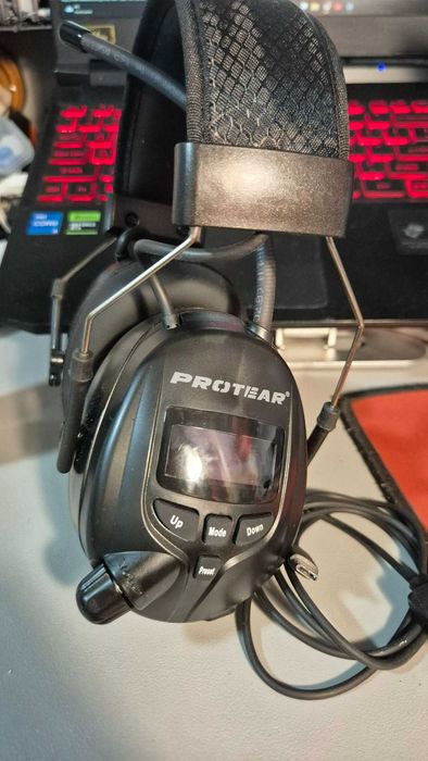 Słuchawki ochronne Bluetooth GSM FM bezprzewodowe