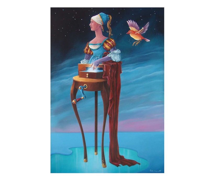 Pintura, Acrílico s/tela. Surrealismo Fantástico.. Carlos Marques 2009