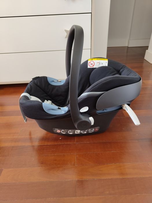 Ovo Cybex Aton M i-size preto em excelente estado