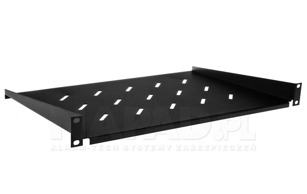 Półka do szafy rack 19" 1U 350mm czarna
