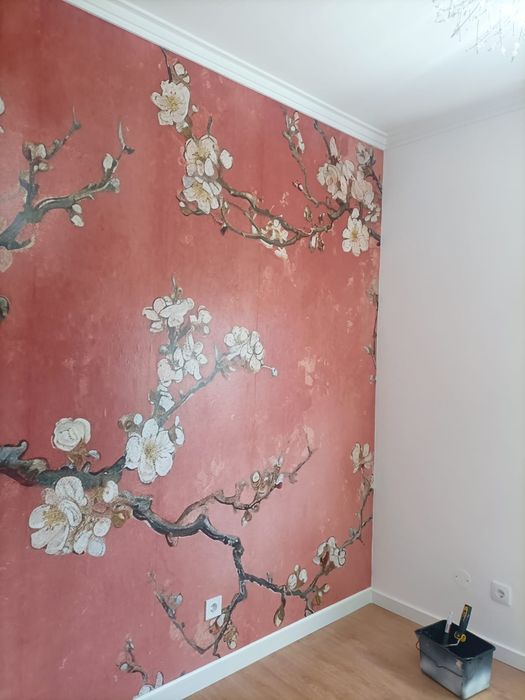 Colocação Papel de parede