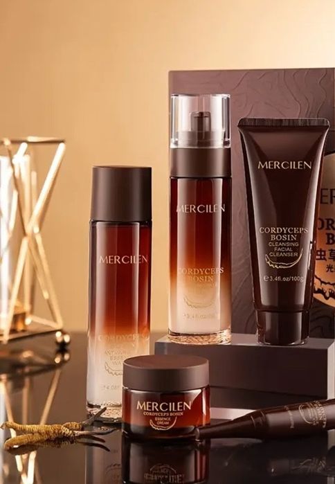 MERCILEN luksusowy zestaw pielegnacyjny 6w1 Peptydy Anti-Aging