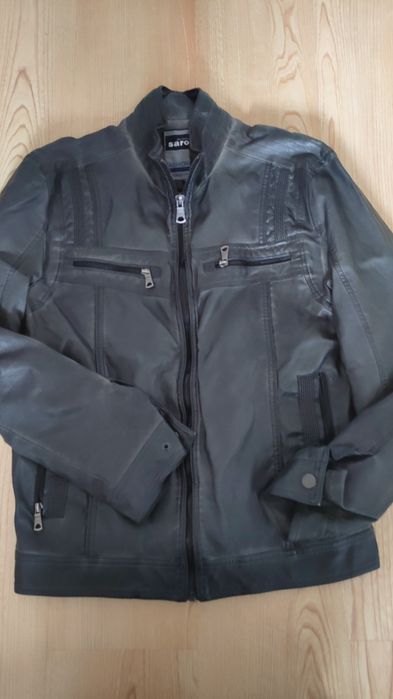 Kurtka skórzana męska