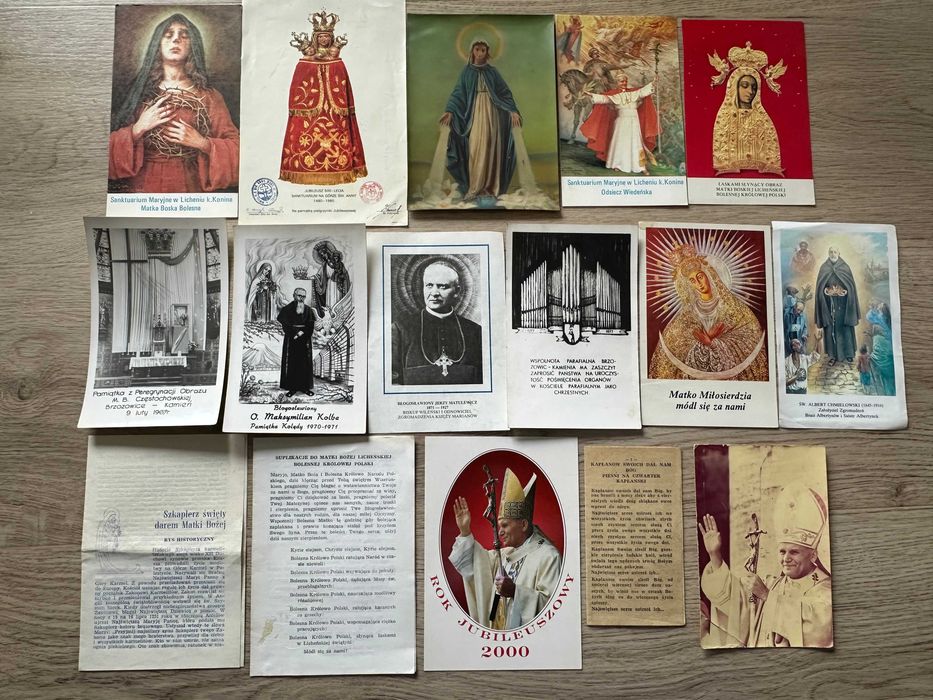 Dewocjonalia zestaw.