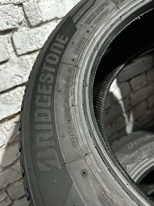 215/65 R16C 109/107T Bridgestone Duravis /2021рік/4шт./