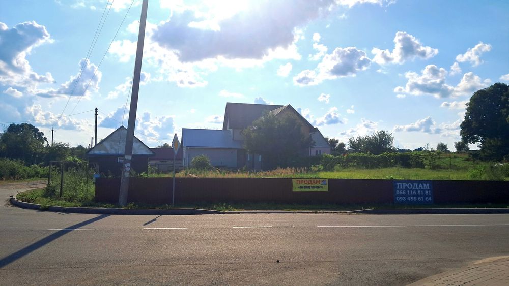 Земельна ділянка для будівництва будинку чи комерції в Киїнці СМ