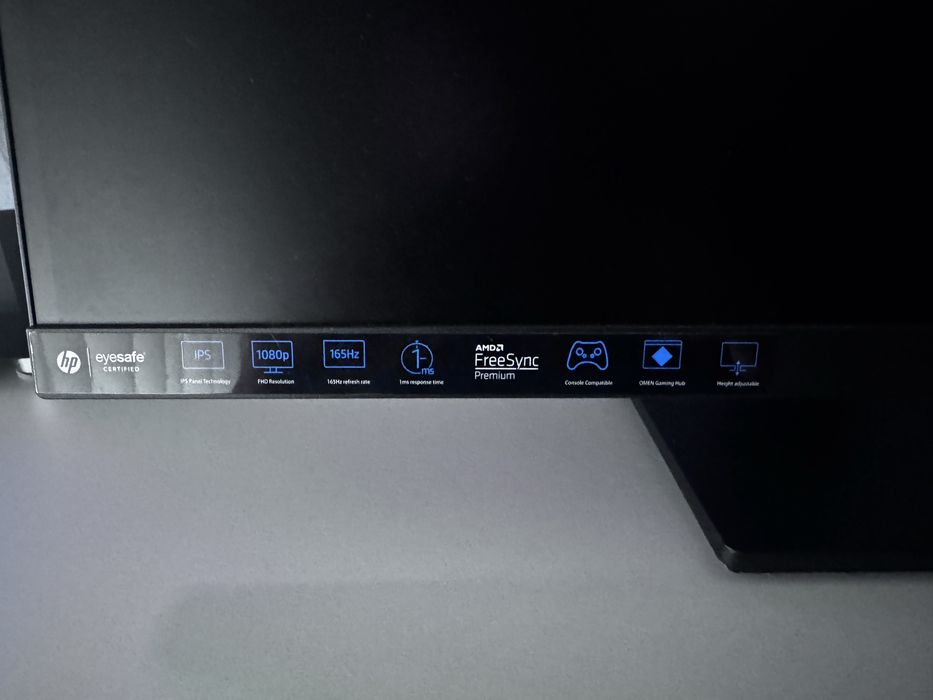 Monitor Gaming HP X27 27” 165Hz IPS Full HD