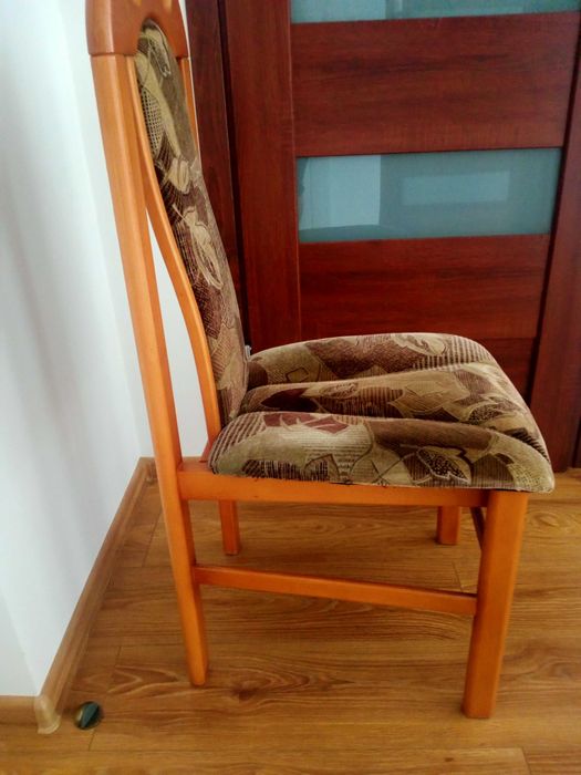 Stół z litego dębowego drewna + krzesła