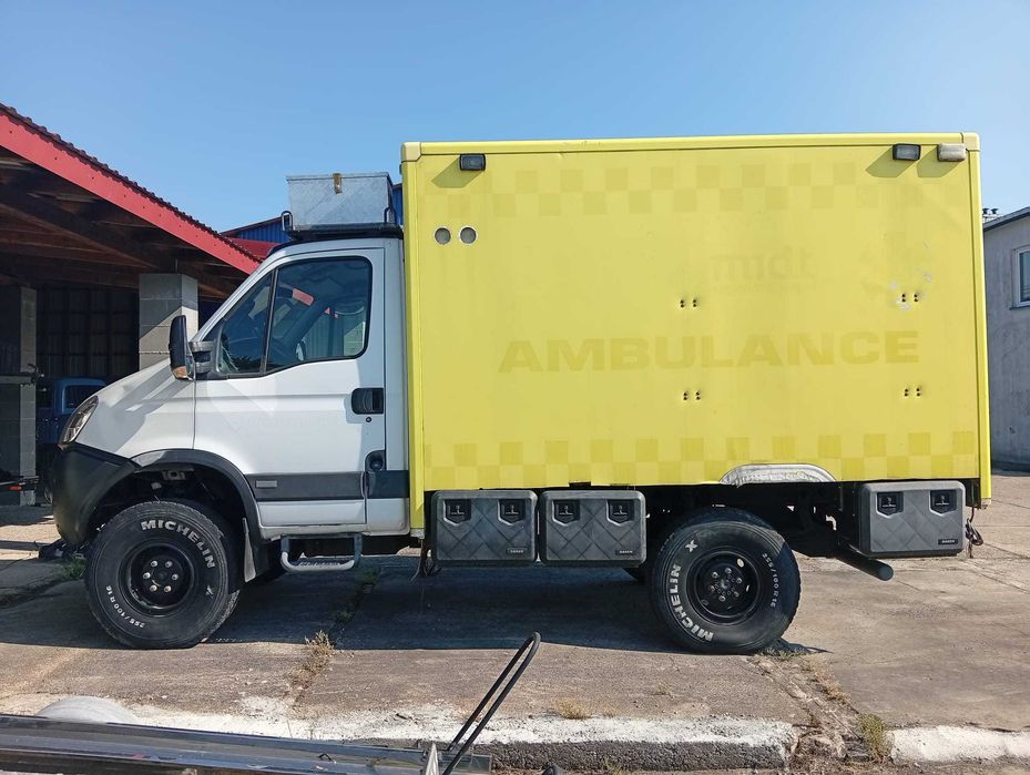Kontener ambulans kamper scam