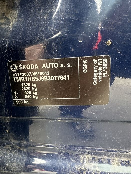 Skoda fabia 2 lift 1.2b 2011 w całości na części