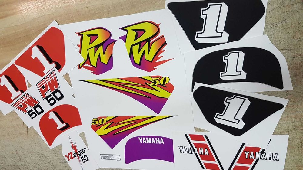 Yamaha PW autocolantes